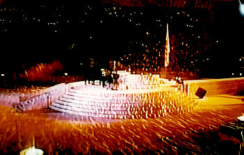 Vangelis plays his synths