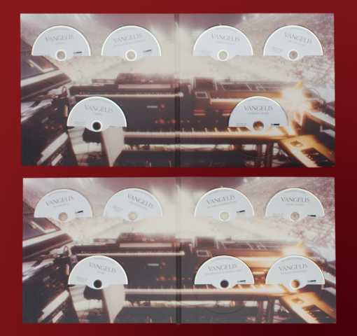 Both CD sleeves, opened.